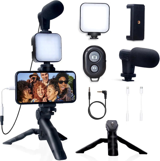 Smartphone Vlogging Kit for iPhone Android